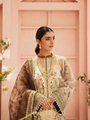 AIK Atelier Mystique Organza and Tulle Embroidered 3 Piece Suit Look-03 - FaisalFabrics.pk