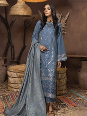 Carvaan by Humdum Unstitched Embroidered Leather Peach 3Pc Suit D-04