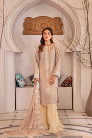 Zarish by Sanam Saeed Unstitched Embroidered Lawn 3Pc Suit D-04