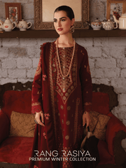 Rang Rasiya Premium Winter Unstitched Karandi 3Pc Suit D-04 EMILY
