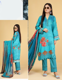 Zareen Vol-02 Staple Digital Printed Unstitched 3Pc Suit D-04