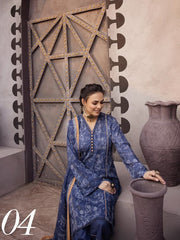 Riaz Arts Zarki's Classic Lawn Unstitched Embroidered 3Pc Suit D-04