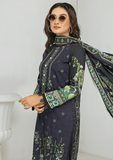 Florence Vol-10 Embroidered Staple Linen Unstitched 3Pc Suit D-04
