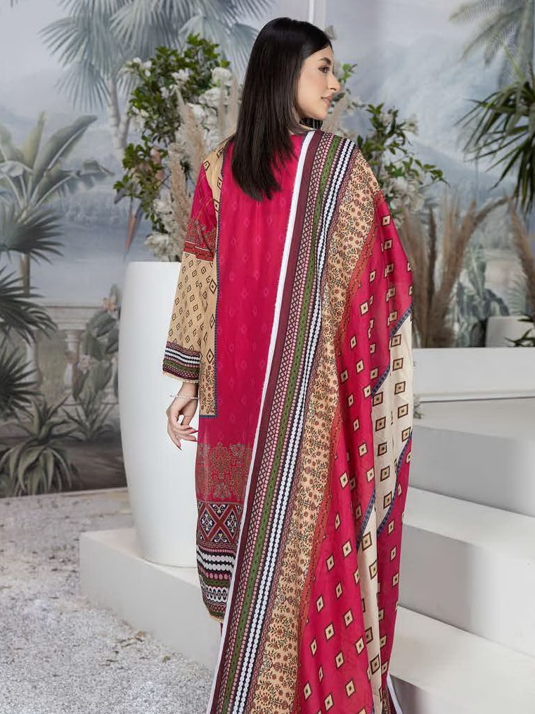 Zoha by Aymen Baloch Printed Lawn Unstitched 3 Piece Suit D-04
