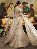 Afrozeh Shehnai Wedding Formals Embroidered 3Pc Suit D-04 Sharar - FaisalFabrics.pk