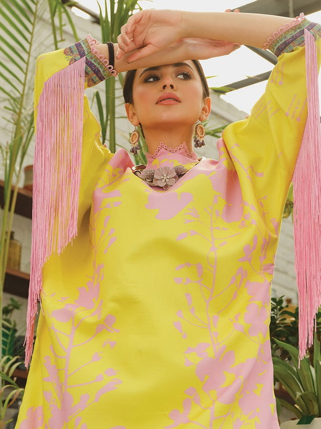 Rang Rasiya Tunic Digital Printed Lawn Unstitched Kurti D-04 Starling