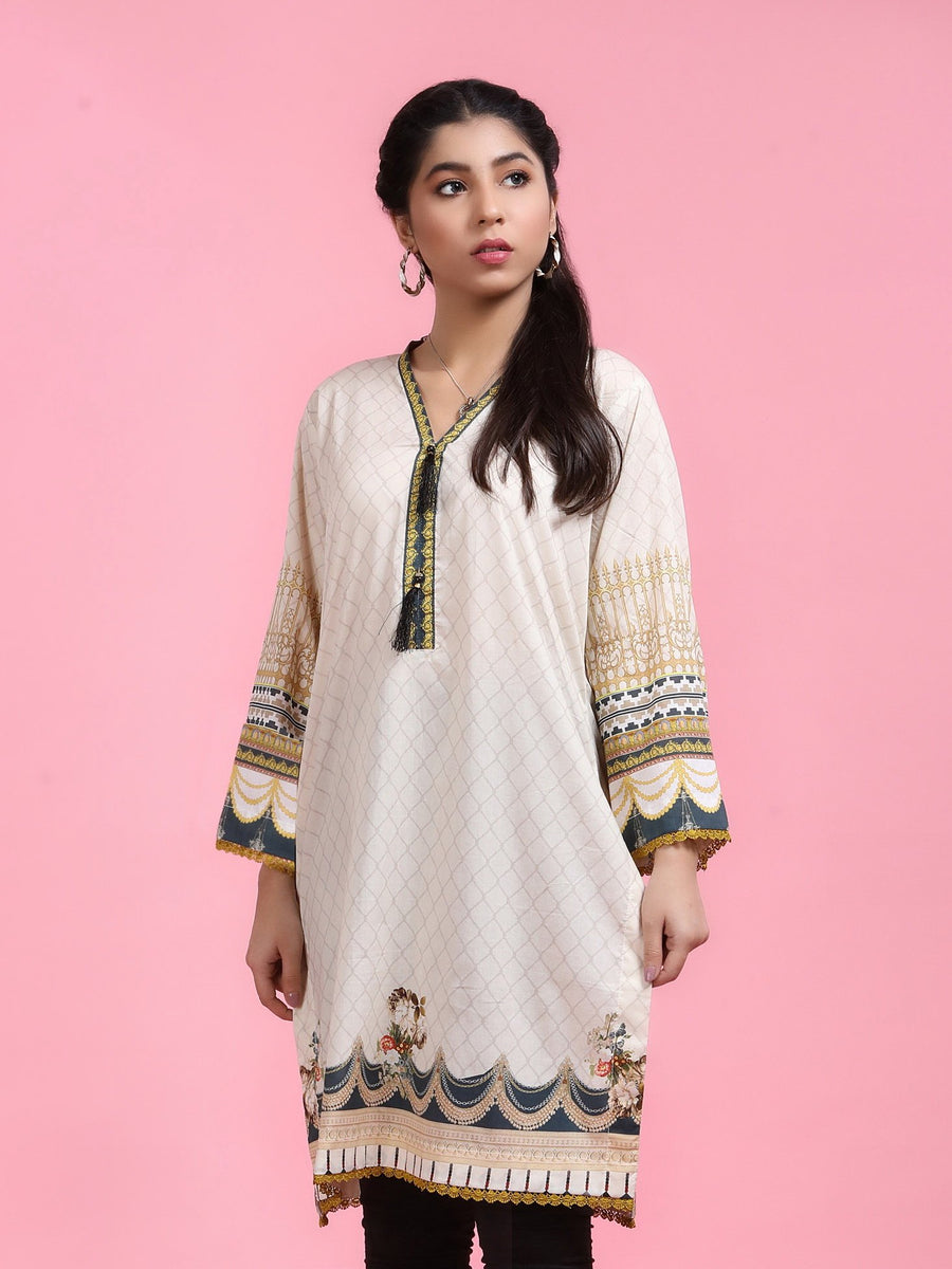 Regalia TUNIC Printed Lawn Shirt Summer Collection 2020 D-04 - FaisalFabrics.pk