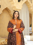 AKS by Humdum Unstitched Embroidered Woolen Peach 3Pc Suit D-04