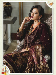 Rang Rasiya Tehwaar Unstitched Luxury Velvet 3Pc Suit D-04 Meher Un Nisa