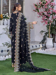 Afsoon by Humdum Embroidered Swiss Lawn Unstitched 3Piece Suit D-04