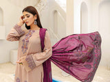 Uraan by Khaaka Unstitched Embroidered Jacquard Lawn 3Pc Suit D-04