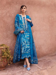 Republic WomensWear Unstitched Amaani Luxury Lawn 3Pc Suit D-4A Sepal