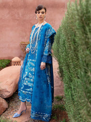 Republic WomensWear Unstitched Amaani Luxury Lawn 3Pc Suit D-4A Sepal