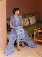 Republic WomensWear Unstitched Amaani Luxury Lawn 3Pc Suit D-4B Sepal
