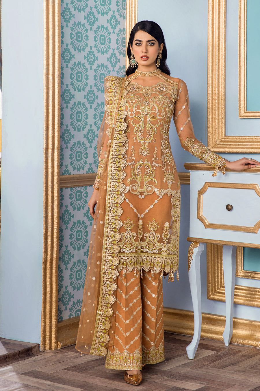 Reign Le Tresor Festive Formals Unstitched 3 Piece Suit LT-04 CHLOE - FaisalFabrics.pk