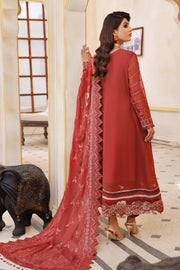 Xenia Formals Preesia Unstitched Chiffon 3Pc Suit D-04 DEHLEEZ
