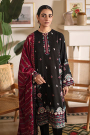 Cross Stitch Winter Edit Unstitched Khaddar 3Pc D-04 FOLK TALE