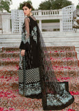 Afrozeh La Fushia Unstitched Luxury Chiffon 3Pc Suit LF-04 Nightingale - FaisalFabrics.pk