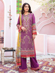 Rang Rasiya Florence Lawn Vol-02 Unstitched 3 Piece Suit Rajagi FL-04 - FaisalFabrics.pk