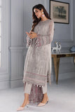Jazmin Iris Luxury Formal Organza Unstitched 3PC Suit D-04 STELLA - FaisalFabrics.pk