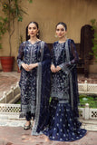 Alizeh Fashion Shahtaj Formal Wedding Embroidered 3PC Suit D-04 Shaahana - FaisalFabrics.pk