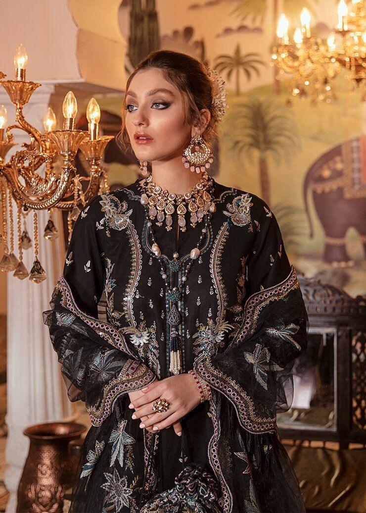 Afrozeh Gul Bahar Festive Eid Lawn Unstitched 3 PCS Suit D-04 Zaiba - FaisalFabrics.pk
