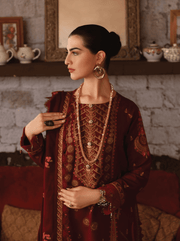Rang Rasiya Premium Winter Unstitched Karandi 3Pc Suit D-04 EMILY