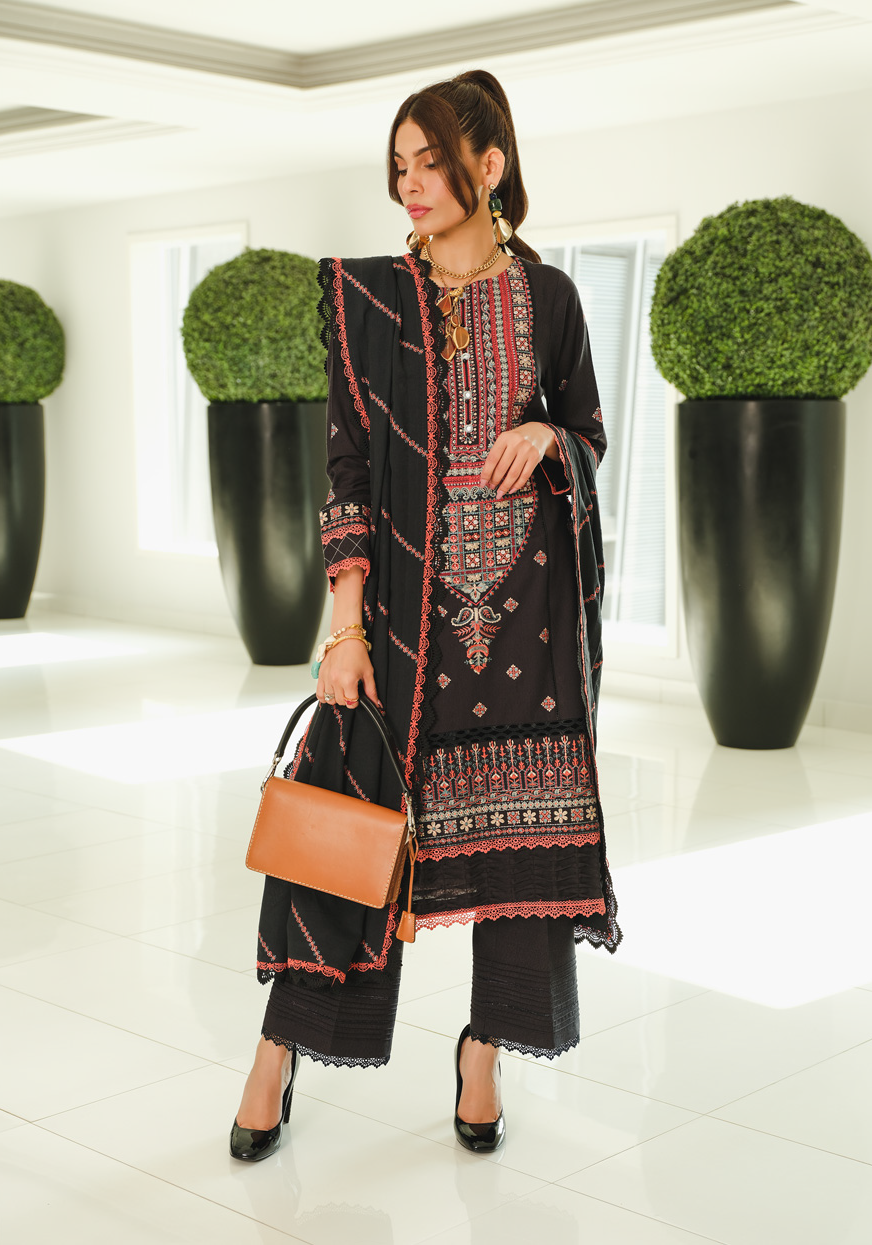 Rang Rasiya Dosti The Winter Affair Unstitched 3Pc Suit D-04 Ayra