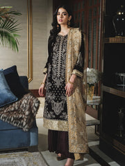 Rang Rasiya Tehwaar Unstitched Luxury Velvet 3Pc Suit D-05 Bakhtawar