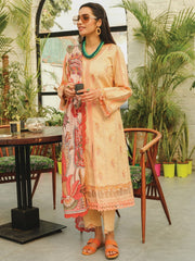 Rang Rasiya LifeStyle Embroidered Lawn Unstitched 3Pc Suit D-05 Aria