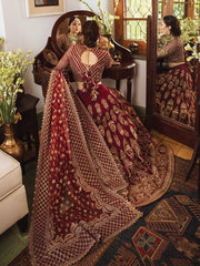 Afrozeh Shehnai Wedding Formals Embroidered 3Pc Suit D-05 Khastehgehri - FaisalFabrics.pk