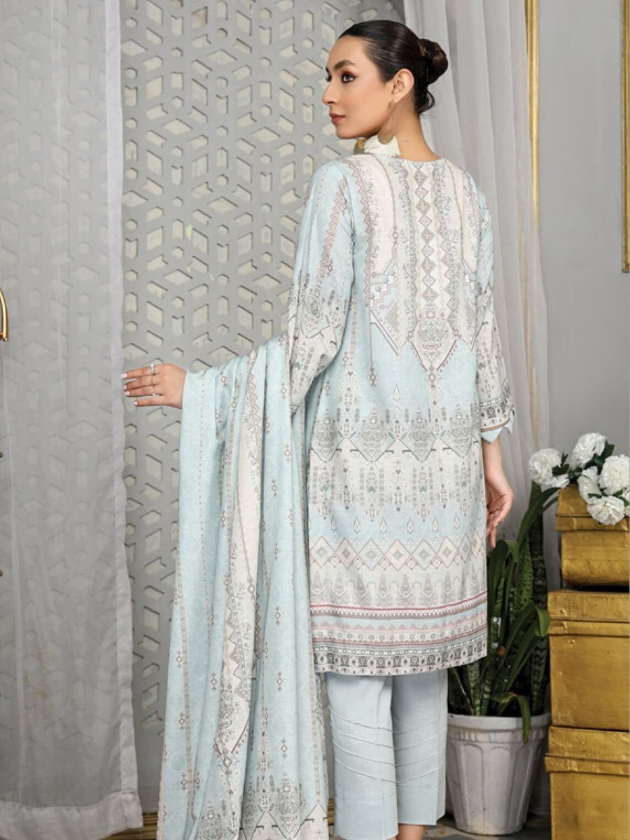 Dastaan by Humdum Unstitched Viscose Karandi 3Pc Suit D-05