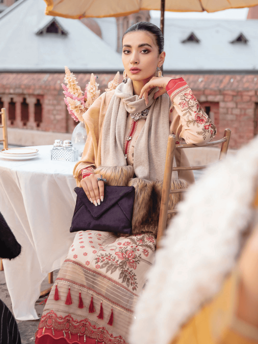 Rang Rasiya Premium Winter Unstitched Linen 3Pc Suit D-05 ISABEL