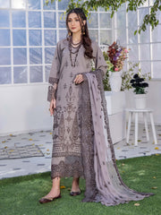 Afsoon by Humdum Embroidered Swiss Lawn Unstitched 3Piece Suit D-05