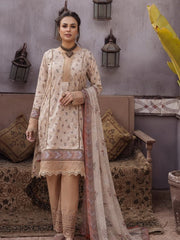 Riaz Arts Zarki's Classic Lawn Unstitched Embroidered 3Pc Suit D-05