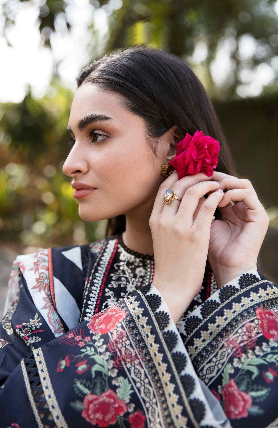 SERAN by Dynasty AFSANAH Unstitched Summer Lawn 3Pc Suit - JAHANARA