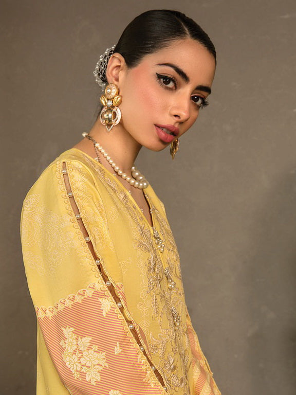 Rang Rasiya Florence Embroidered Lawn Unstitched 3Pc Suit D-05 Zinnia