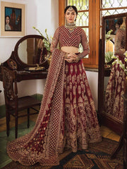 Afrozeh Shehnai Wedding Formals Embroidered 3Pc Suit D-05 Khastehgehri - FaisalFabrics.pk