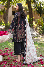 SERAN by Dynasty AFSANAH Unstitched Summer Lawn 3Pc Suit - JAHANARA