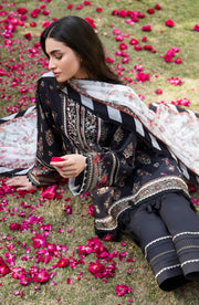 SERAN by Dynasty AFSANAH Unstitched Summer Lawn 3Pc Suit - JAHANARA