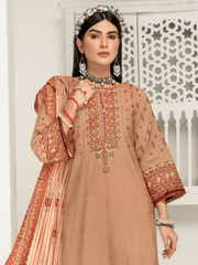 Rashk e Qamar by Riaz Center Unstitched Twilll Digital Linen 3Pc D-05
