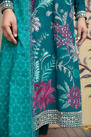 Cross Stitch Winter Edit Unstitched Khaddar 3Pc D-05 GARLAND BLOOM