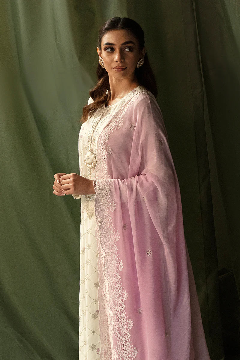 Cross Stitch Mahiri Unstitched Embroidered Lawn 3Pc D-05 LAVENDER ELARA