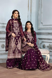 Alizeh Fashion Mah-e-Ru Unstitched Formal 3PC Suit D-05 Lailomah - FaisalFabrics.pk