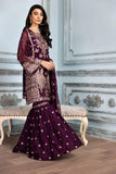 Alizeh Fashion Mah-e-Ru Unstitched Formal 3PC Suit D-05 Lailomah - FaisalFabrics.pk