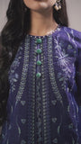 Jazmin Iris Luxury Formal Organza Unstitched 3PC Suit D-05 SEASHELL - FaisalFabrics.pk