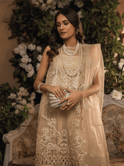 Gardenia by Humdum Unstitched Embroidered Luxury Formal Suit G-005