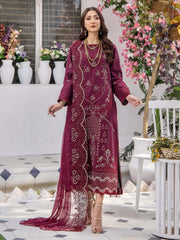 Afsoon by Humdum Embroidered Swiss Lawn Unstitched 3Piece Suit D-06