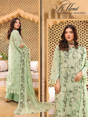 Bahar by LALA Textile Embroidered Swiss Voile Unstitched 3Pc Suit D-06