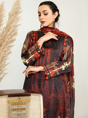 Harnour Vol-03 by Al-Kareem Fabrics Printed Lawn 3 Piece Suit D-06